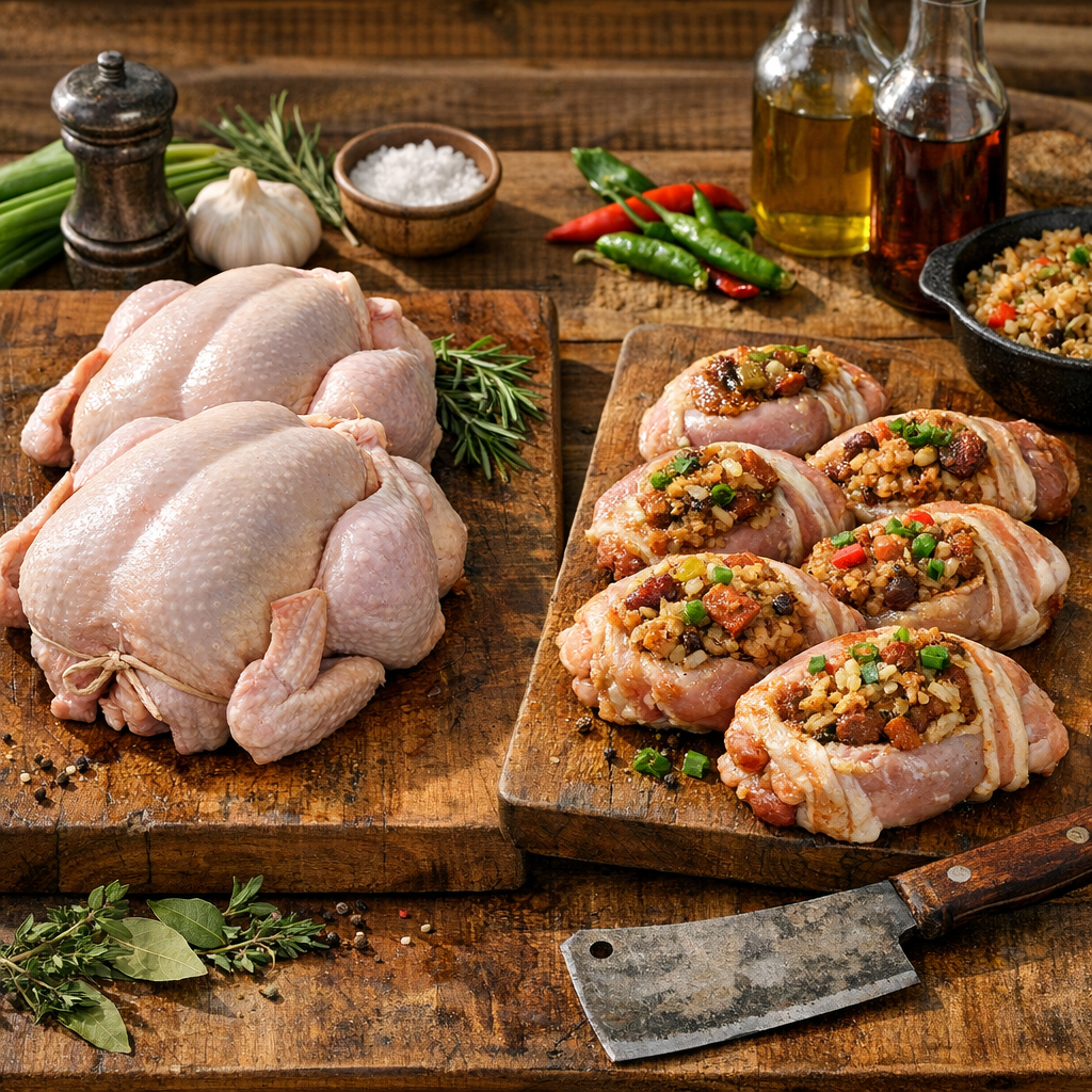 Premium Fresh Poultry and Stuffed Chickens